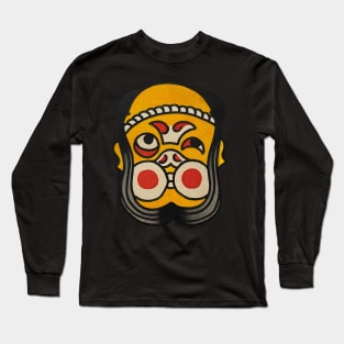 Traditional Tattoo Japanese face fella Long Sleeve T-Shirt